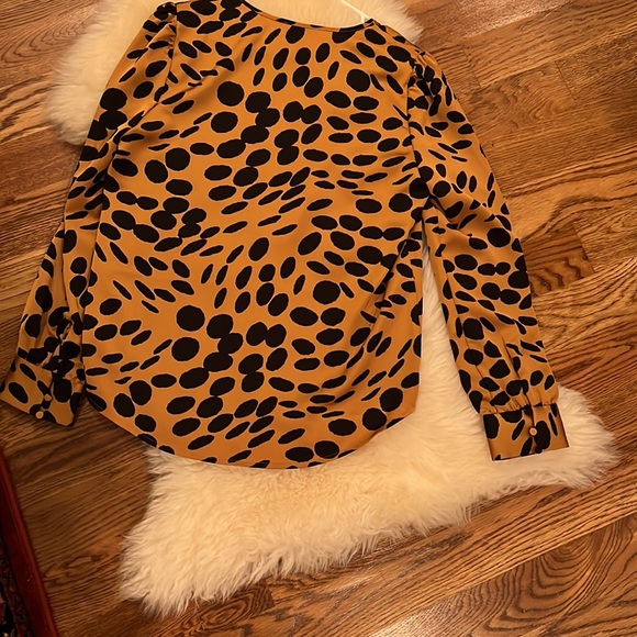 NWT J Crew animal print blouse - Picture 4 of 8